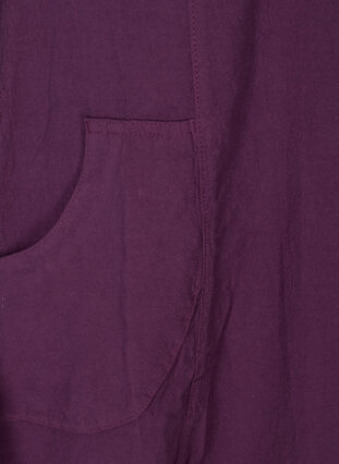 Dress with pockets, Dark Purple, Packshot image number 3