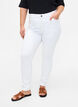 Viona regular waist jeans, White, Model image number 2