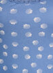 Top with print and lace edge, Blue, Packshot image number 2