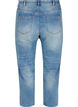 7/8 jeans with raw hems and high waist, Light Blue, Packshot image number 1