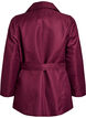 Short trench coat with belt, Dark Bordeaux, Packshot image number 1