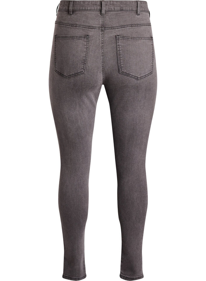 Amy high-waisted super slim fit jeans, Grey, Packshot image number 1