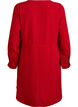 Knee-length dress with tie belt, Red, Packshot image number 1