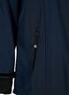 Short softshell jacket with detachable hood, Blue, Packshot image number 3