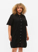 Long shirt with short sleeves, Black, Model image number 0