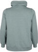 FLASH - Sweatshirt with high collar, Balsam Green Melange, Packshot image number 1