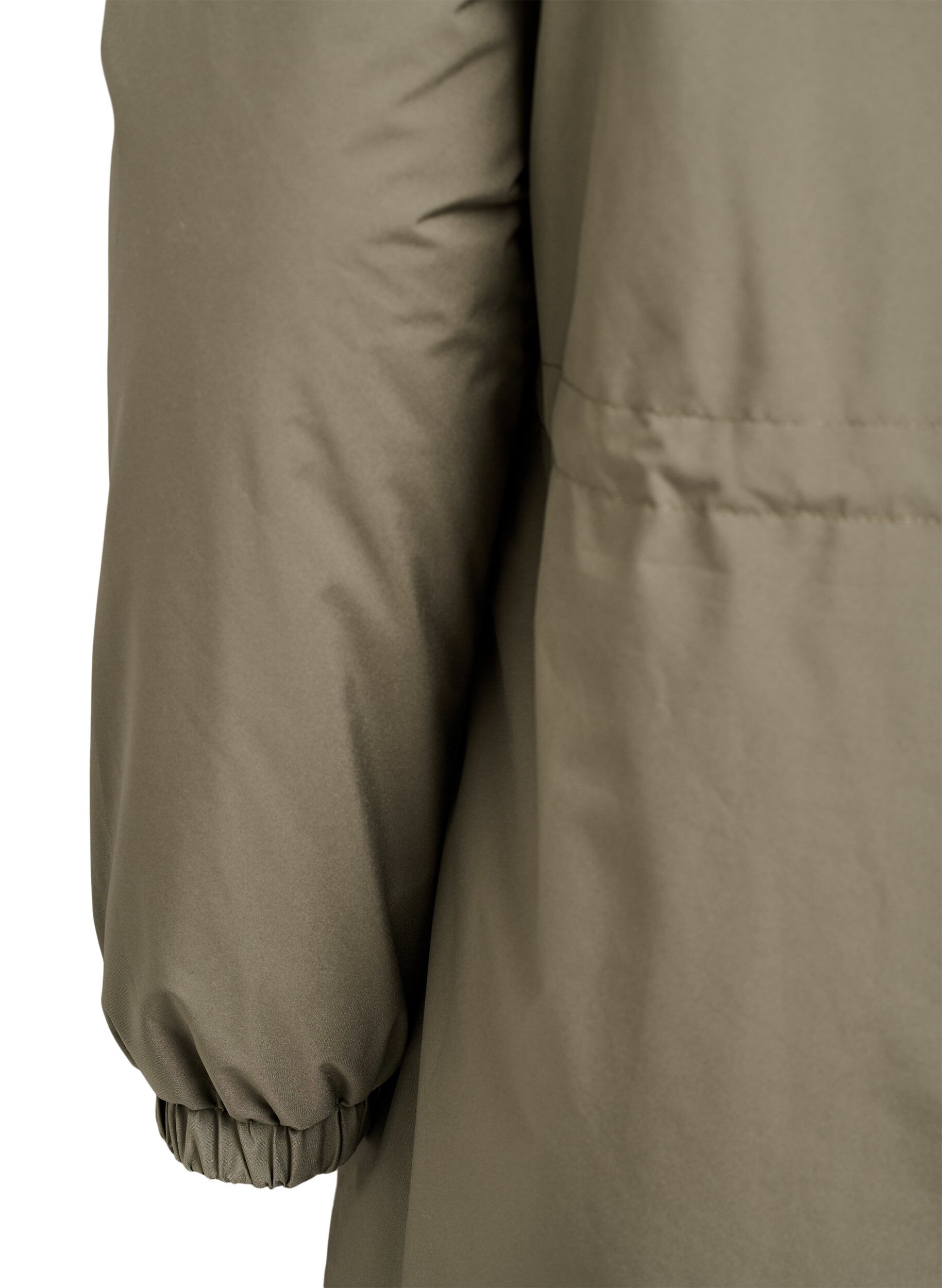 Zizzifashion Lightweight padded parka with a hood, Green, Packshot image number 4