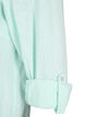 Shirt blouse with button closure in cotton-linen blend, Brook Green, Packshot image number 4