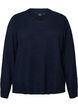 V-neck jumper, Blue, Packshot image number 0