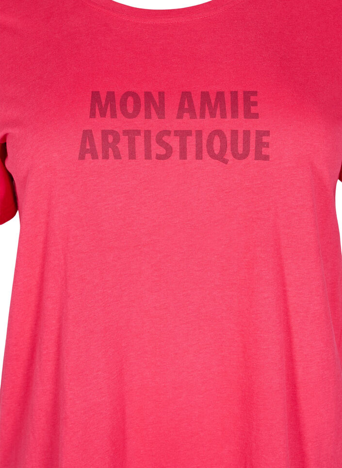 FLASH - T-shirt with motif, Rose, Packshot image number 2