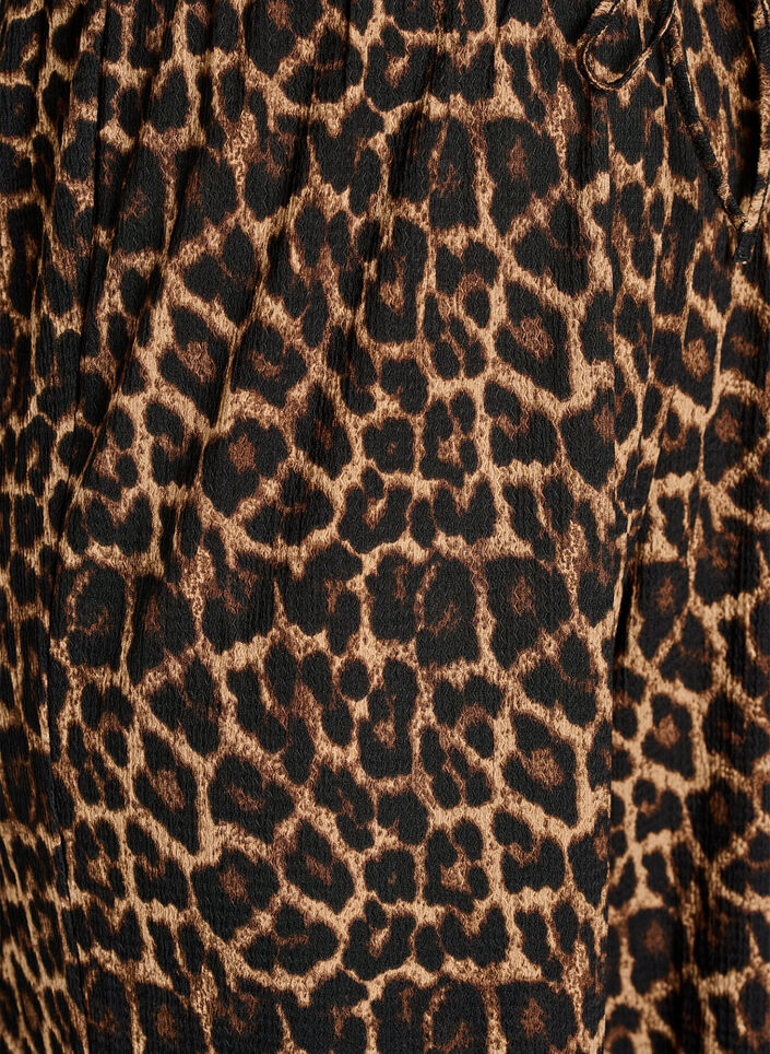 Wide-leg trousers in a light textured fabric, Black, Packshot image number 2