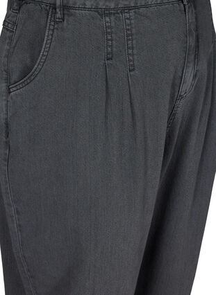 High waisted baggy jeans, Black washed down, Packshot image number 2