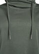 Sweatshirt with high collar and pockets, Green, Packshot image number 2