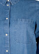 Long sleeve denim shirt with chest pocket, Light Blue Denim, Packshot image number 2