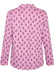 Cotton pyjama shirt with chest pocket, Rose, Packshot image number 1
