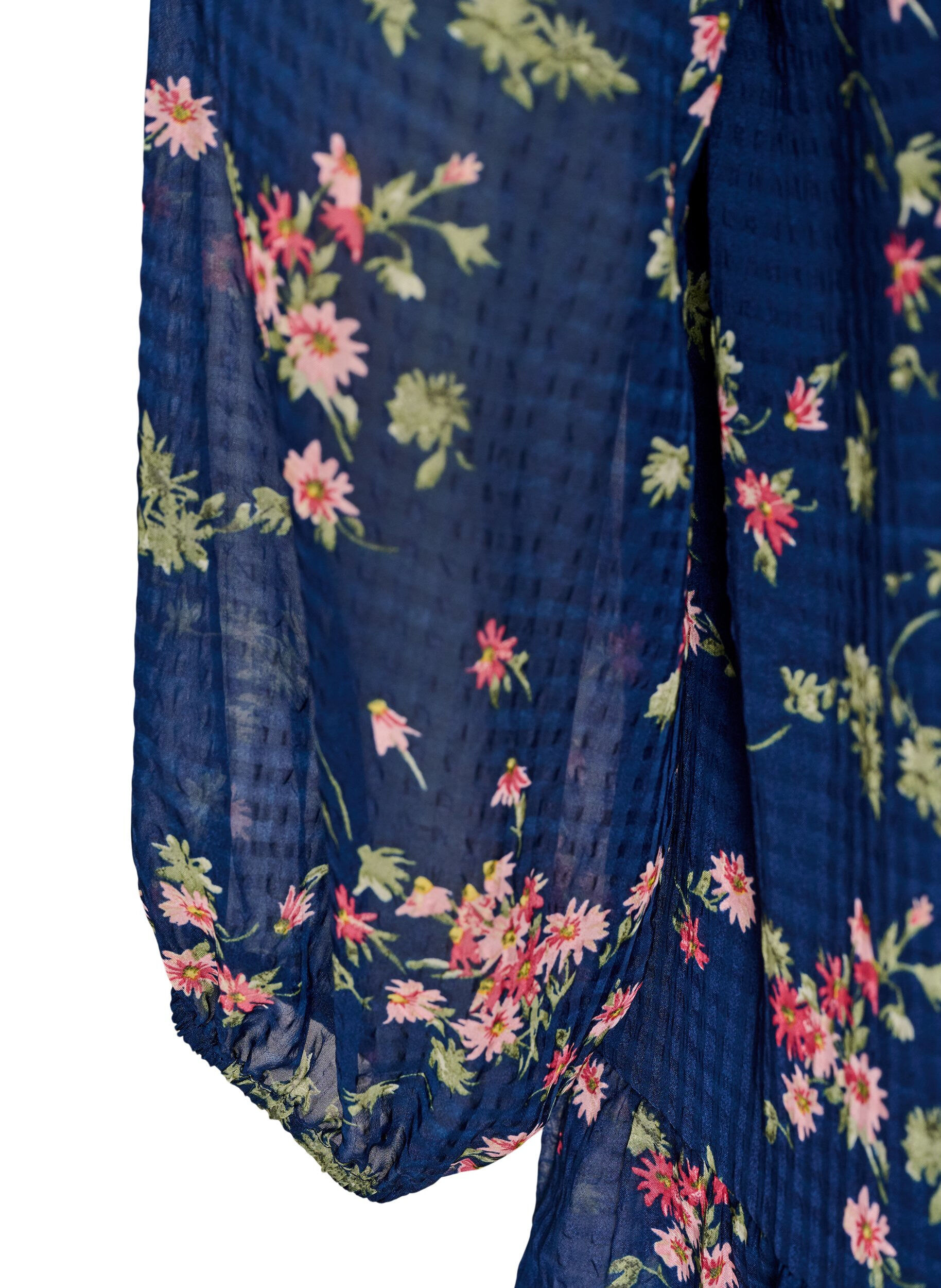 ZizzifashionFloral print A-line tunic, Blue, Packshot image number 3