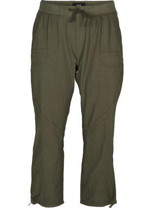 Comfortable trousers, Ivy green, Packshot image number 0
