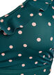Bikini top with polka dots and ruffle details, Green, Packshot image number 2