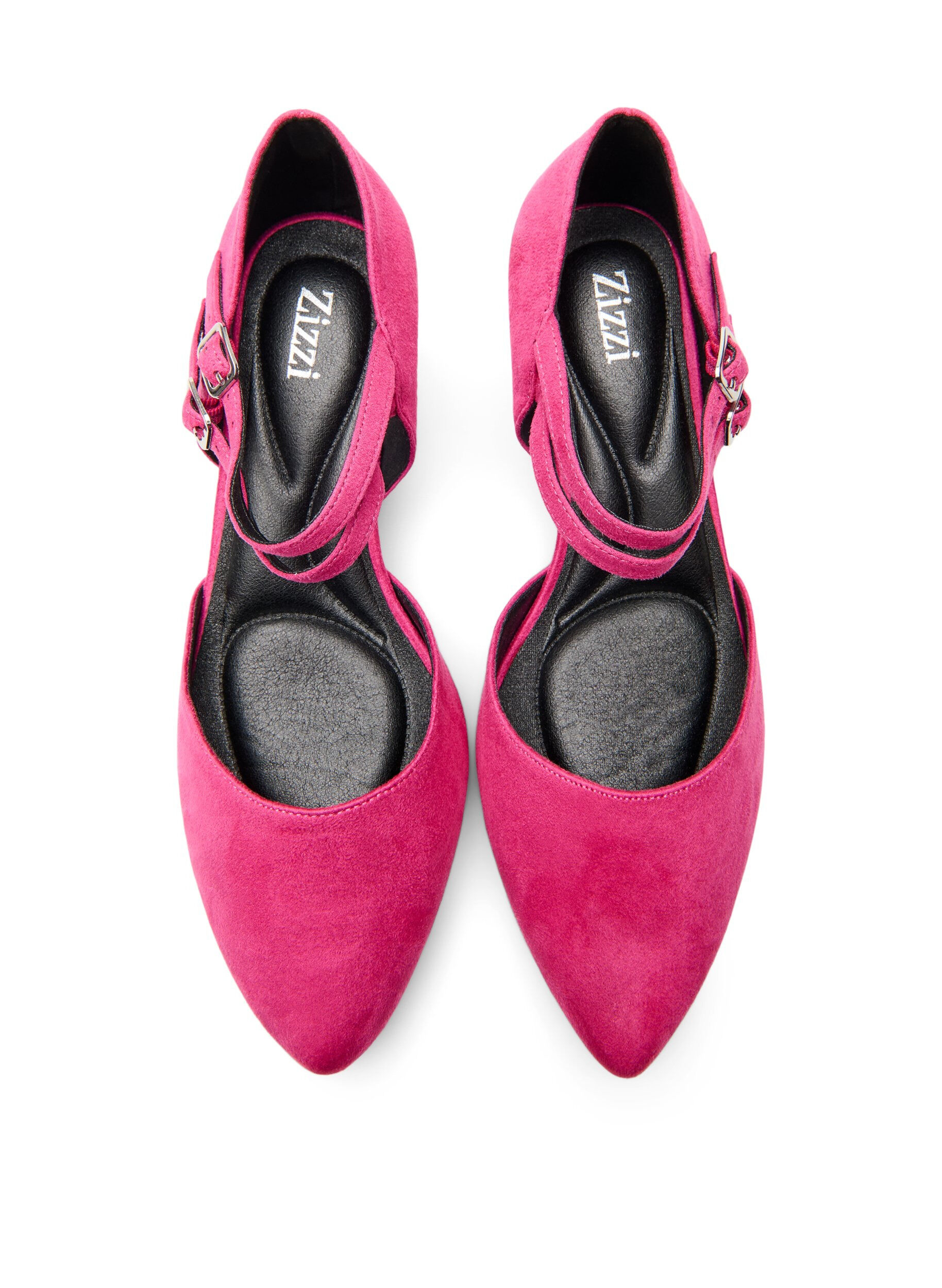 Zizzifashion Pumps with double straps, Pink, Packshot image number 2