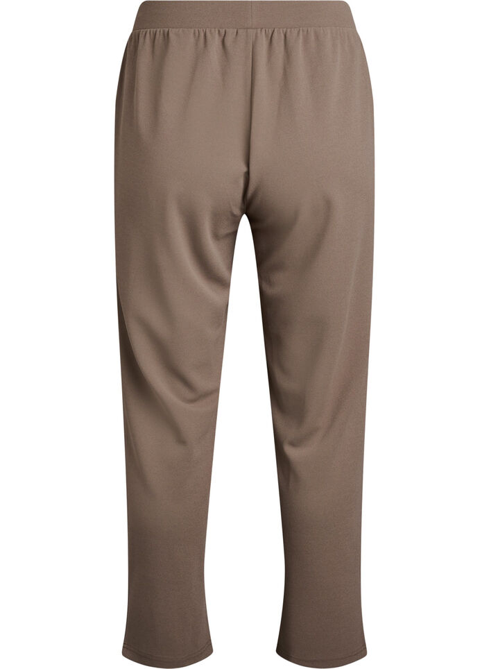 Straight fit trousers, Beige, Packshot image number 1