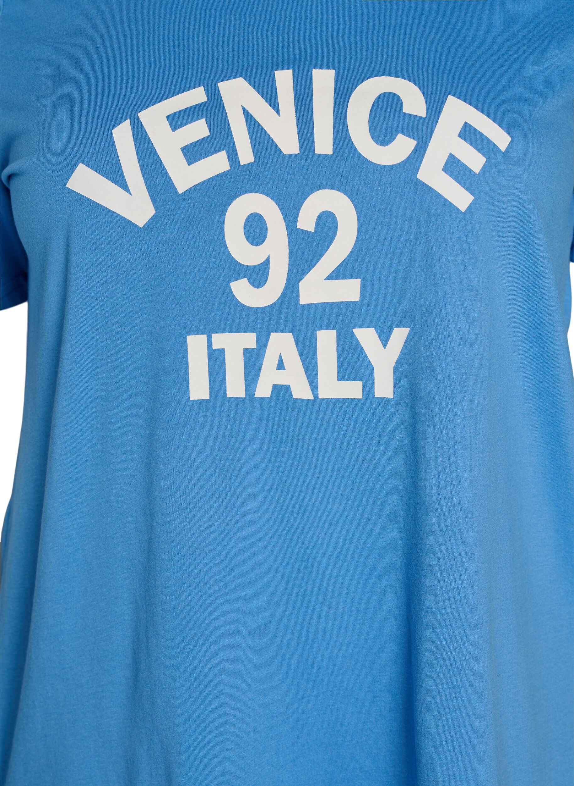 Zizzifashion T-shirt with motif, Blue, Packshot image number 2