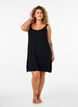 Nightgown with lace hem, Black, Model image number 1