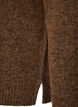 Loose knitted blouse with alpaca and wool, Brown, Packshot image number 3