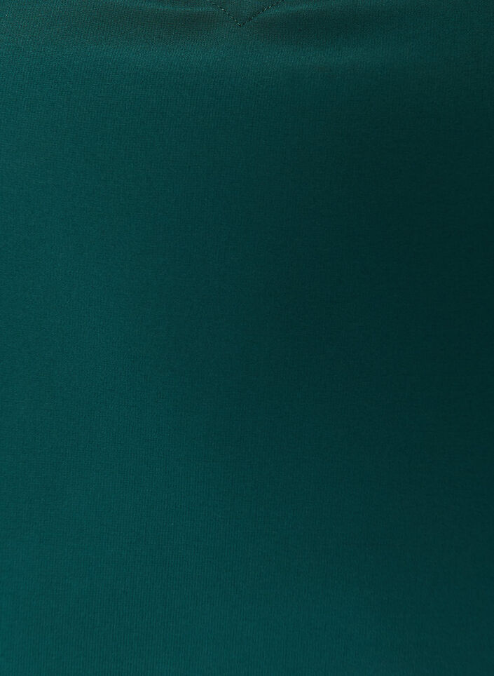 Short-sleeved maxi dress with a-shape, Green, Packshot image number 2