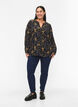 FLASH - Long sleeve blouse with print, Black Splash AOP, Model image number 2