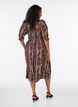 Summer dress in viscose with paisley print, Purple, Model image number 1