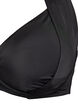 Bikini top with underwire and halterneck, Black, Packshot image number 2