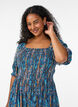 Summer dress in viscose with paisley print, Blue, Model image number 2