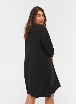 Long-sleeved dress, Black , Model image number 1