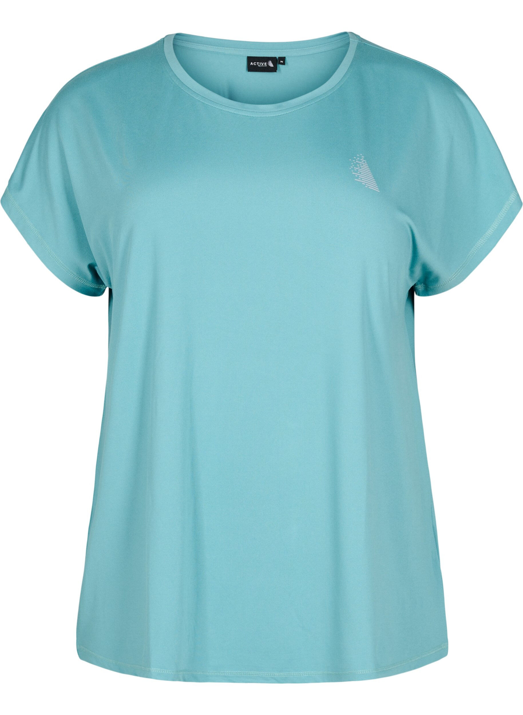 Zizzifashion Solid-coloured workout T-shirt, Green, Packshot image number 0