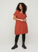 Short-sleeved cotton dress, Orange, Model image number 1