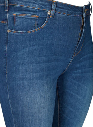 High waisted, super slim fit Amy jeans, Blue denim, Packshot image number 2