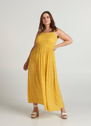 Dress, Yellow Branch, Model image number 2