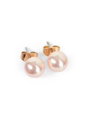 Pearl earrings, Rose, Packshot image number 0