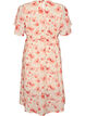 Ankle-length dress with flutter sleeves and a tie-waist, Rose, Packshot image number 1