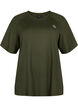 Short-sleeved training t-shirt with round neck, Forest Night, Packshot image number 0