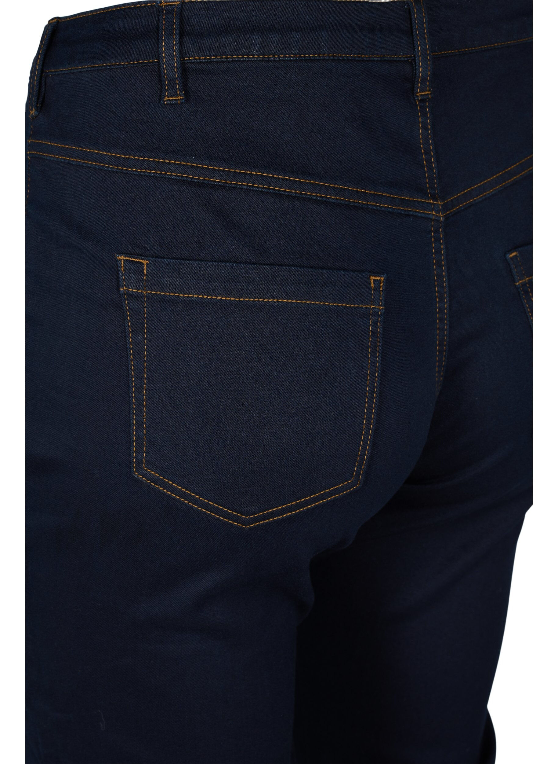 ZizzifashionSlim fit Emily jeans with normal waist, Blue, Packshot image number 3