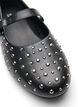 Ballerina with studs, Black, Packshot image number 3