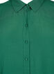 Viscose shirt with 3/4 sleeves and embroidery details, Hunter Green, Packshot image number 2