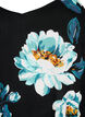 Sleeveless top in viscose, Black Big Flower, Packshot image number 2