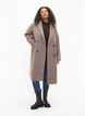 Wool coat with buttons and pockets, Moon Rock Mel., Model image number 3