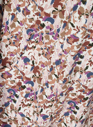 Short-sleeved, printed cotton dress, Powder Pink AOP, Packshot image number 3