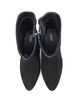 Wide fit - Suede ankle boots with heel, Black, Packshot image number 2