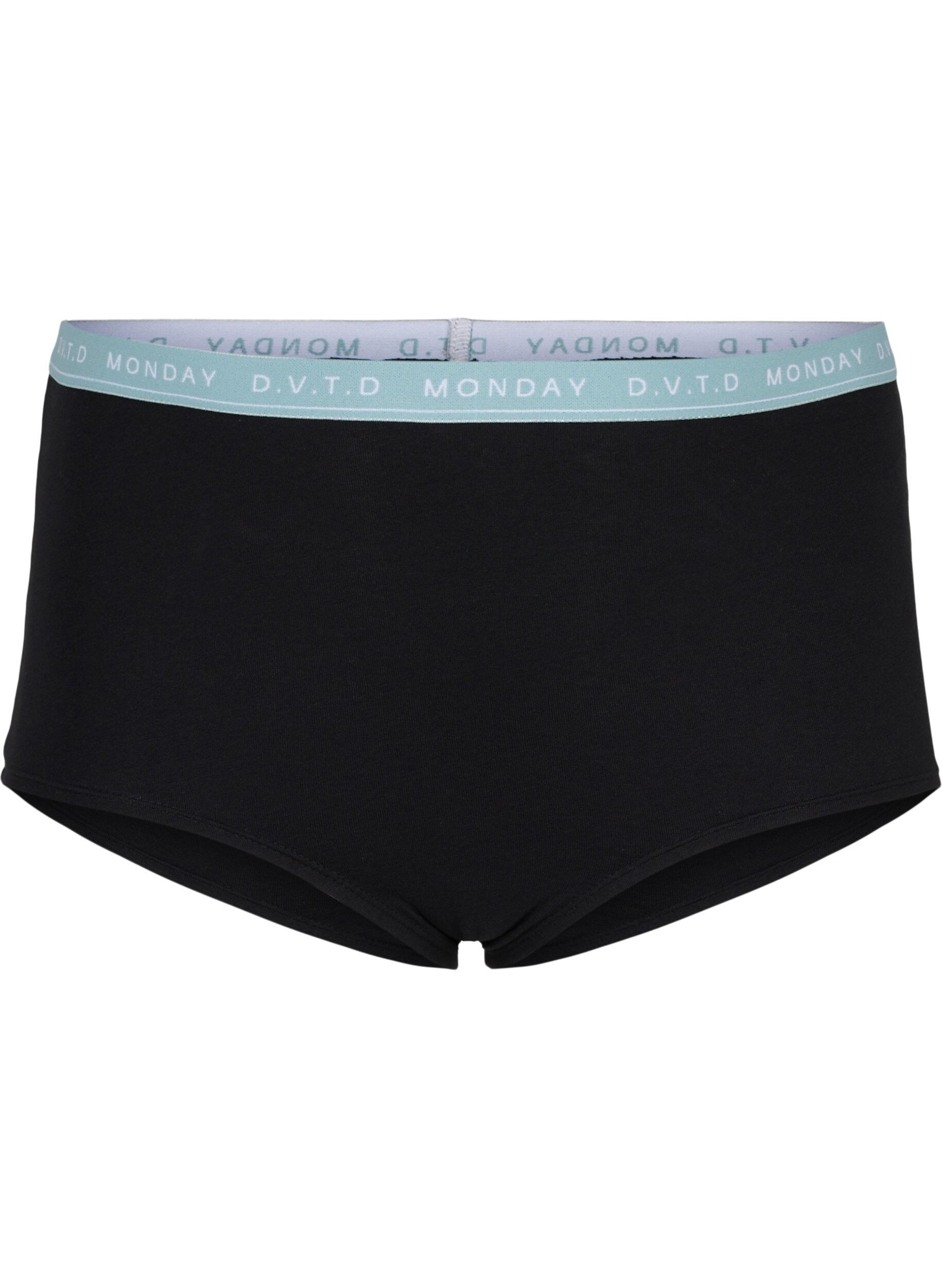 Zizzifashion Cotton days-of-the-week hipsters in a 7-pack, Multi Pastel Pack, Packshot image number 2