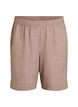 Shorts with pockets and high waist, Brown, Packshot image number 0
