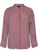 Nightshirt with stripes and hearts, Dark Bordeaux, Packshot image number 0